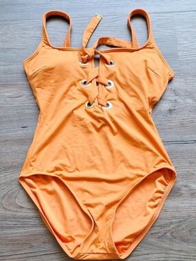 Michael Michael Kors Orange One Piece Swimsuit Size 10